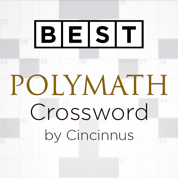 Best Polymath Crossword by Cincinnus Free Online Game The Charlotte